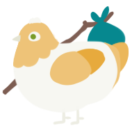 peaches and cream, a white and honey chicken with a head pattern
