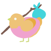 Lemonade, a pink and honey chicken with a head pattern