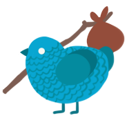 (unnamed), a cerulean and sea chicken with a lace pattern