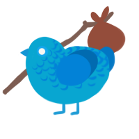 (unnamed), a cerulean and sapphire chicken with a half-lace pattern