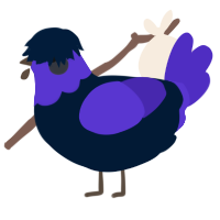 Morrigan, a tumblr and indigo chicken with a head pattern