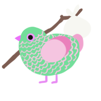 (unnamed), a spring and pink chicken with a lace pattern