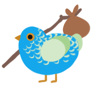 (unnamed), a sky and gluppy chicken with a half-lace pattern