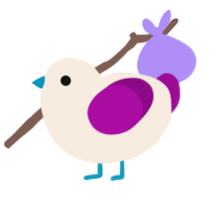 (unnamed), a cream and plum chicken