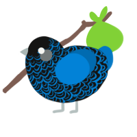 (unnamed), a black and sapphire chicken with a double-lace pattern