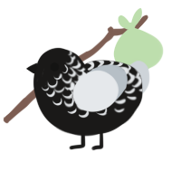 insert cool name, a sable and mist chicken with a half-lace pattern