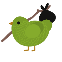 Veggie soup, a chartreuse chicken with a lace pattern