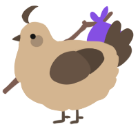 Coffee, a beige and bark chicken