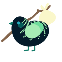 Deepsea Hackerman, a tumblr and mint chicken with a half-bar pattern