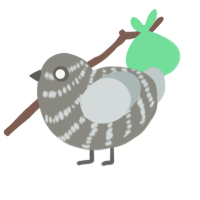 Nickel, a ash and silver chicken with a bar pattern