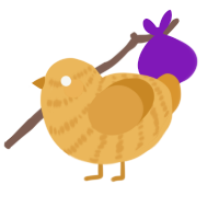 unnamed, a honey and orange chicken with a bar pattern