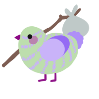 (unnamed), a gluppy and lilac chicken with a bar pattern