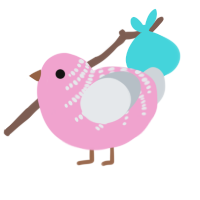 (unnamed), a pink and mist chicken with a half-bar pattern
