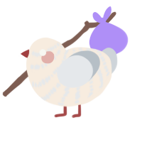 (unnamed), a cream and mist chicken with a bar pattern