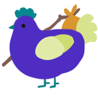 (unnamed), a indigo and lemon chicken