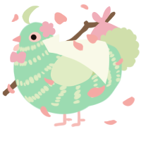 Sempai, a mint and gluppy chicken with a bar pattern