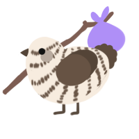 Cream, a cream and bark chicken with a bar pattern