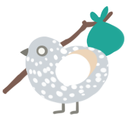 (unnamed), a mist and cream chicken with a speckle pattern