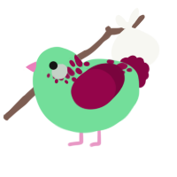 (unnamed), a spring and maroon chicken with a neck-speckle pattern