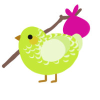 (unnamed), a lime and apple chicken with a half-lace pattern