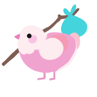 (unnamed), a pink and rose chicken with a head pattern