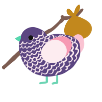 Yarn Maintenance, a overcast and rose chicken with a lace pattern