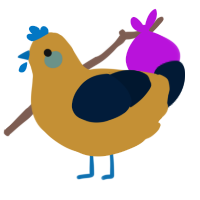 Seasand, a gold and tumblr chicken