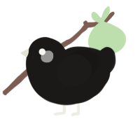 Lost Kid, a sable chicken