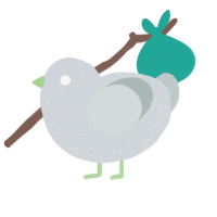(unnamed), a mist and silver chicken with a double-lace pattern