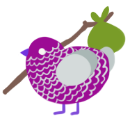 (unnamed), a plum and silver chicken with a lace pattern