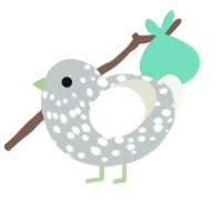 Wintergreen, a silver and white chicken with a speckle pattern