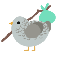 Milky Way, a silver and ash chicken with a half-lace pattern