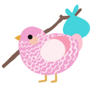 Quirked-Up White Boy, a pink and rose chicken with a lace pattern