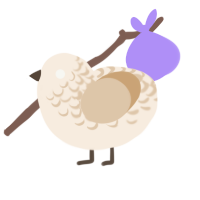(unnamed), a cream and beige chicken with a half-lace pattern