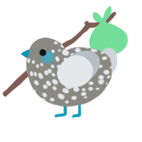 (unnamed), a ash and mist chicken with a speckle pattern