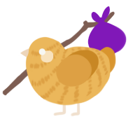 (unnamed), a honey and orange chicken with a bar pattern