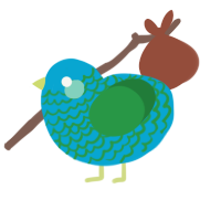 (unnamed), a cerulean and viridian chicken with a lace pattern