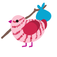 (unnamed), a rose and crimson chicken with a bar pattern