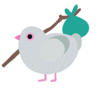 (unnamed), a mist and silver chicken with a lace pattern