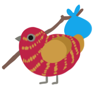 Eurus, a crimson and gold chicken with a bar pattern