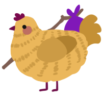 Turmeric Rice, a honey and gold chicken with a bar pattern