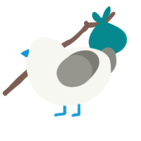 project, a white and ash chicken
