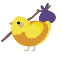 (unnamed), a orange and yellow chicken with a head pattern