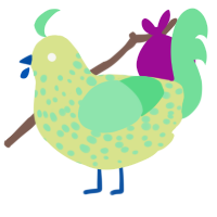 (unnamed), a lemon and spring chicken with a speckle pattern