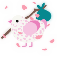 Rubix, a white and pink chicken with a speckle pattern
