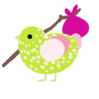(unnamed), a lime and rose chicken with a speckle pattern