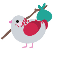 (unnamed), a mist and crimson chicken with a neck-speckle pattern