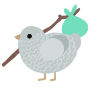 Daisy, a silver chicken with a lace pattern