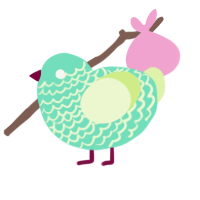 Soap, a mint and apple chicken with a lace pattern