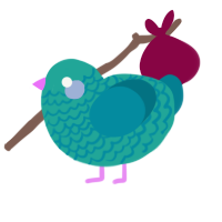 Vapor, a turquoise and sea chicken with a lace pattern